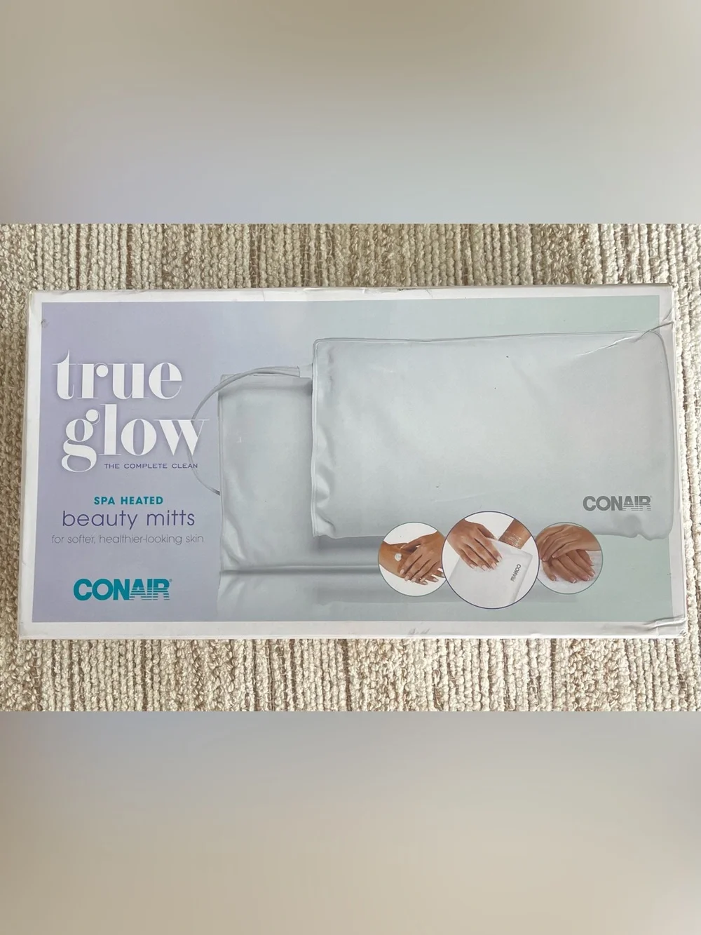 Conair‎ True Glow Spa Heated Beauty Mitts NEW in Box